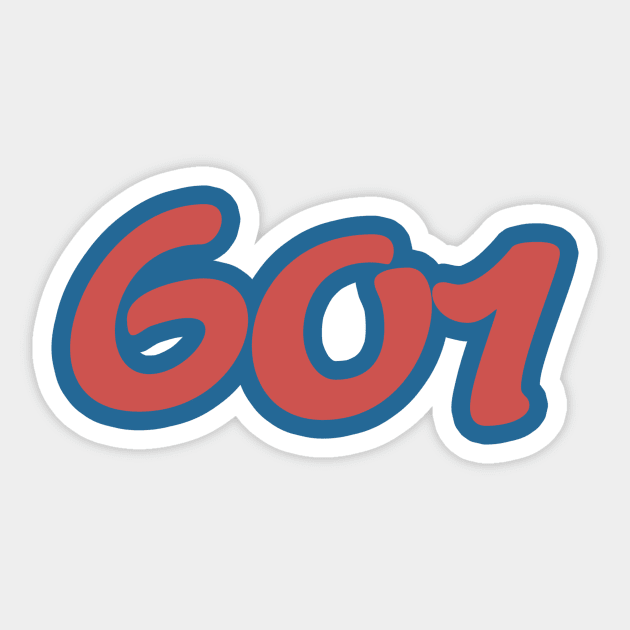 601 Sticker by Jcaldwell1